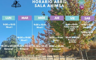 Inscripciones Abiertas Abril